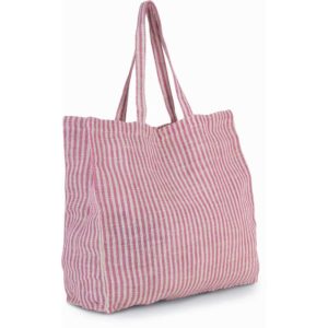 Sac shopping à rayures en juco